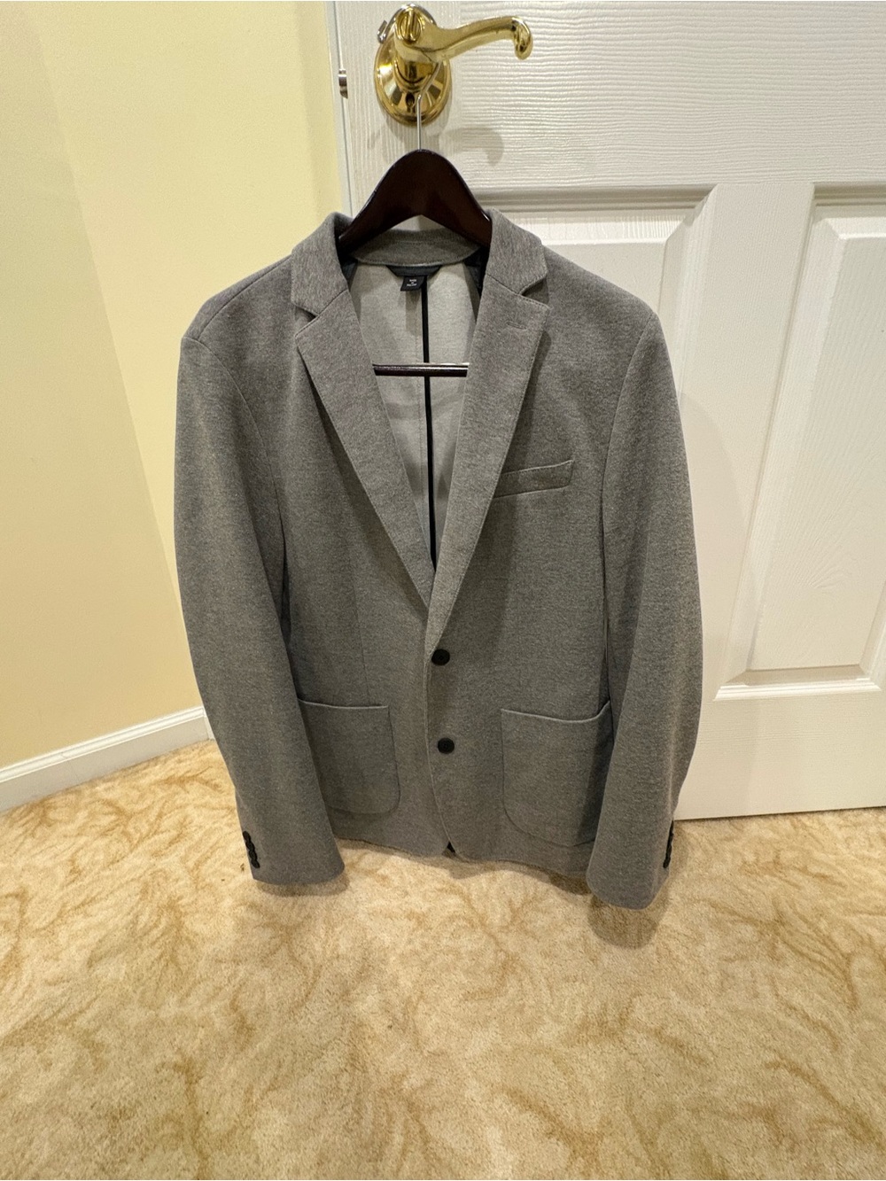 Hugo Boss Gray Men's Sport Coat - Two-Button Blazer